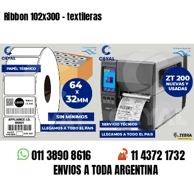 Ribbon 102x300 - textileras