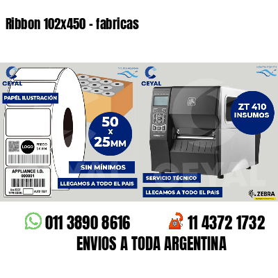 Ribbon 102x450 - fabricas