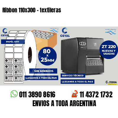 Ribbon 110x300 - textileras