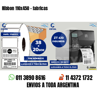 Ribbon 110x450 - fabricas