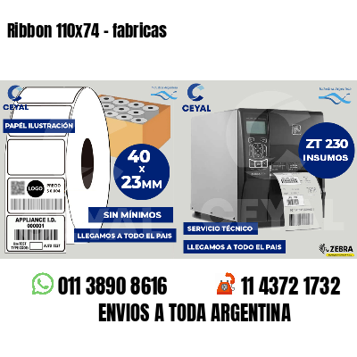 Ribbon 110x74 - fabricas
