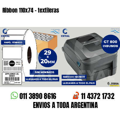 Ribbon 110x74 - textileras