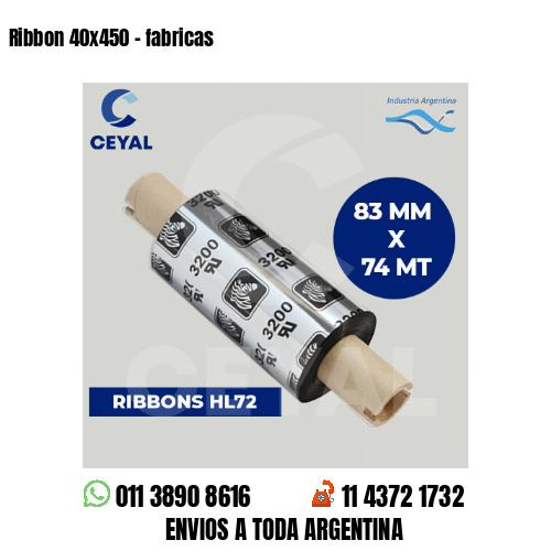 Ribbon 40×450 – fabricas