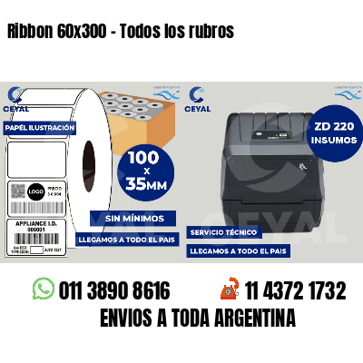 Ribbon 60x300 - Todos los rubros