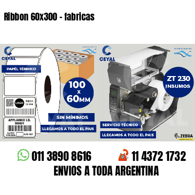 Ribbon 60x300 - fabricas