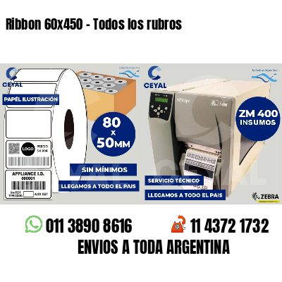 Ribbon 60x450 - Todos los rubros