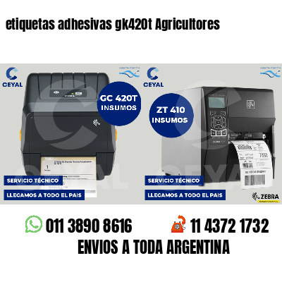 etiquetas adhesivas gk420t Agricultores