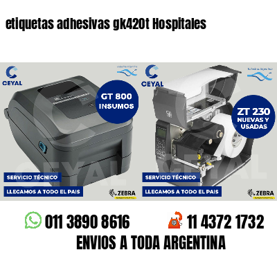etiquetas adhesivas gk420t Hospitales