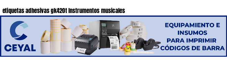 etiquetas adhesivas gk420t Instrumentos musicales