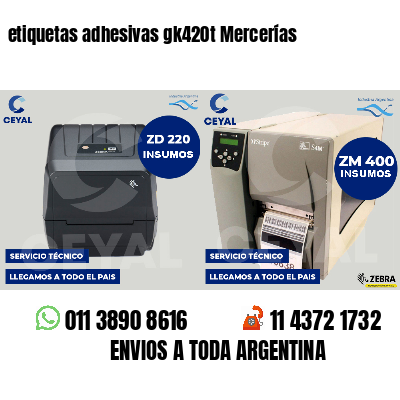 etiquetas adhesivas gk420t Mercerías
