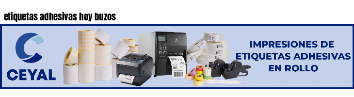 etiquetas adhesivas hoy buzos