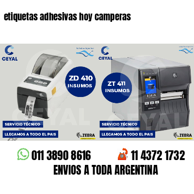 etiquetas adhesivas hoy camperas
