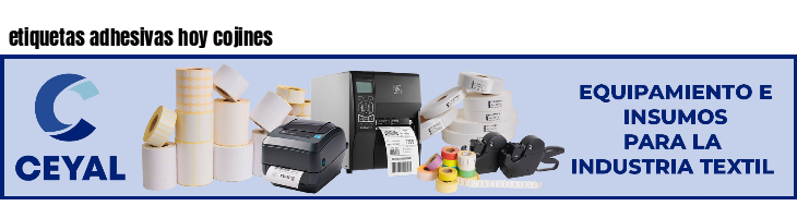 etiquetas adhesivas hoy cojines