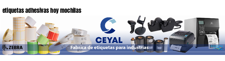 etiquetas adhesivas hoy mochilas