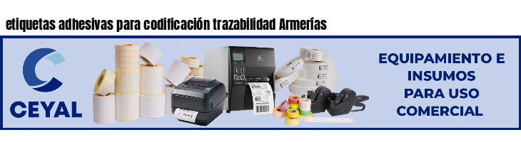 etiquetas adhesivas para codificación trazabilidad Armerías