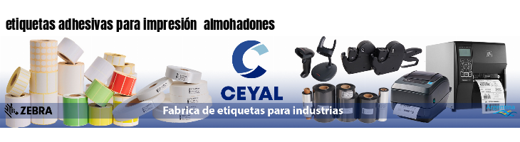 etiquetas adhesivas para impresión  almohadones