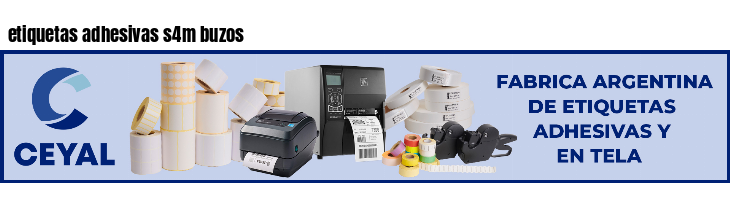 etiquetas adhesivas s4m buzos