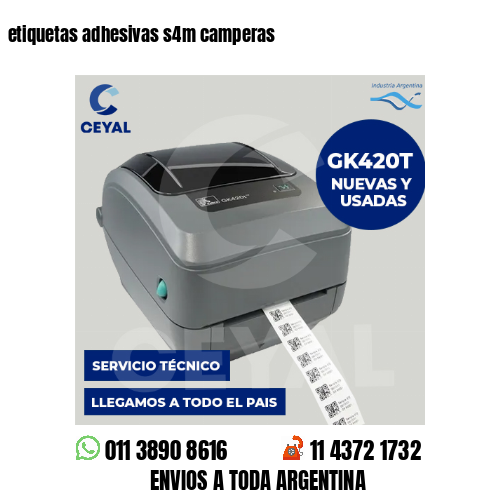 etiquetas adhesivas s4m camperas