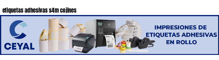 etiquetas adhesivas s4m cojines
