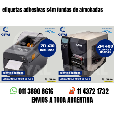 etiquetas adhesivas s4m fundas de almohadas