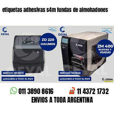 etiquetas adhesivas s4m fundas de almohadones