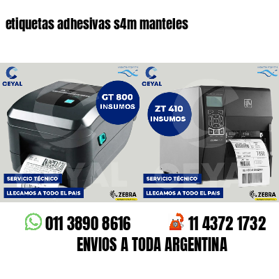 etiquetas adhesivas s4m manteles