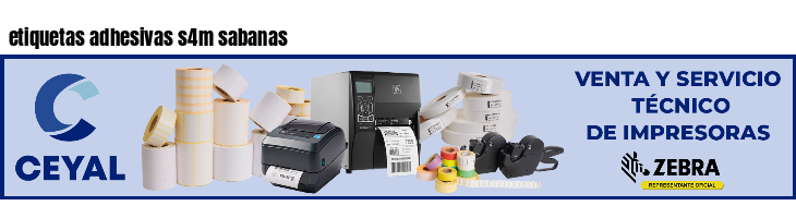 etiquetas adhesivas s4m sabanas