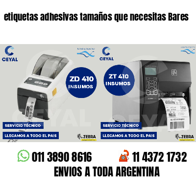 etiquetas adhesivas tamaños que necesitas Bares