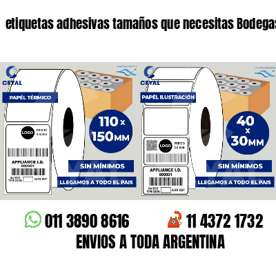 etiquetas adhesivas tamaños que necesitas Bodegas