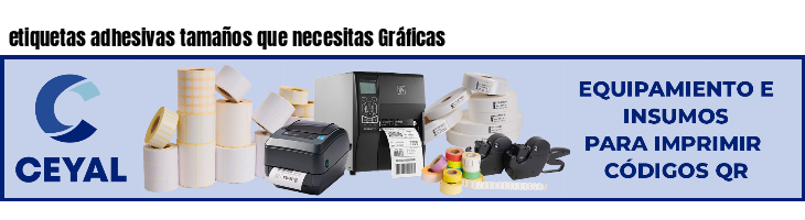 etiquetas adhesivas tamaños que necesitas Gráficas