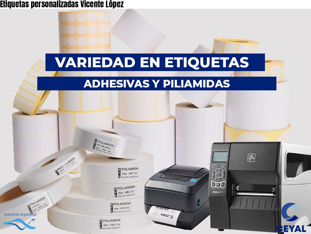 Etiquetas personalizadas Vicente López