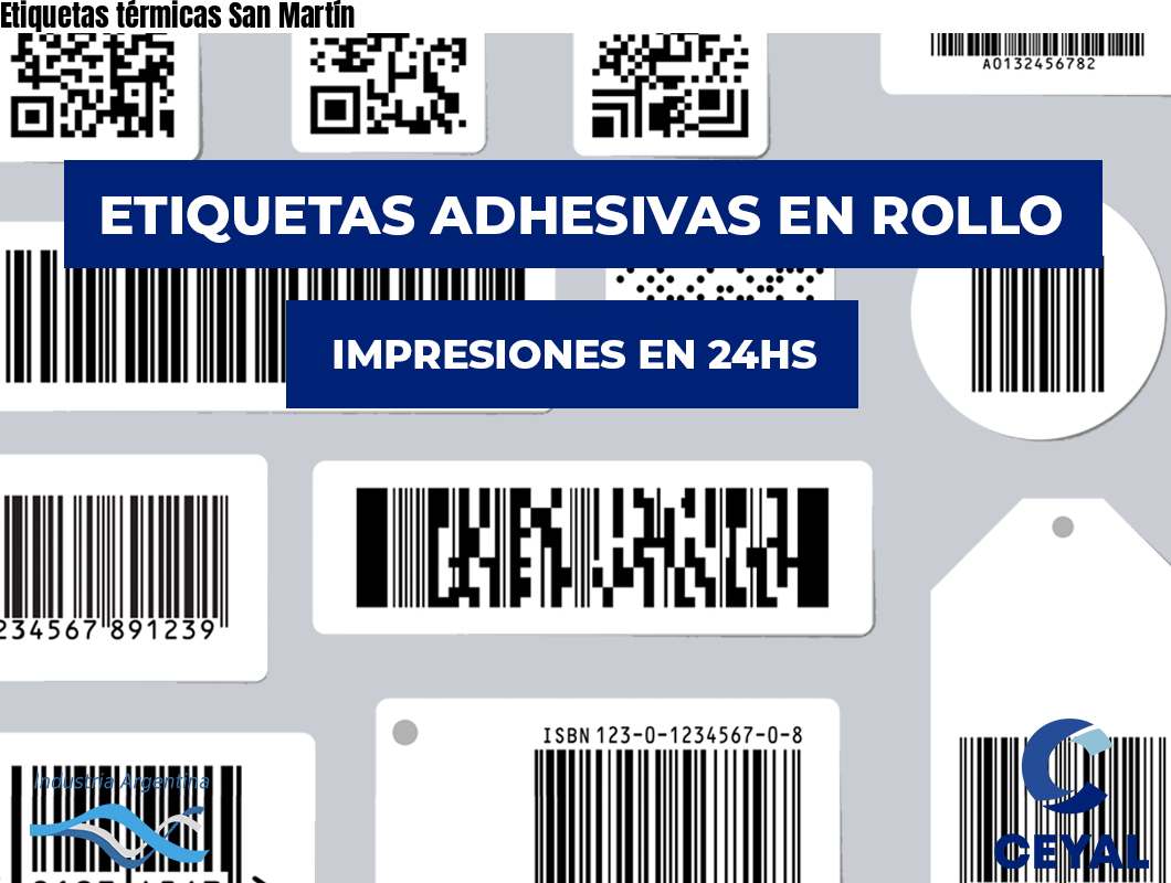 Etiquetas térmicas San Martín