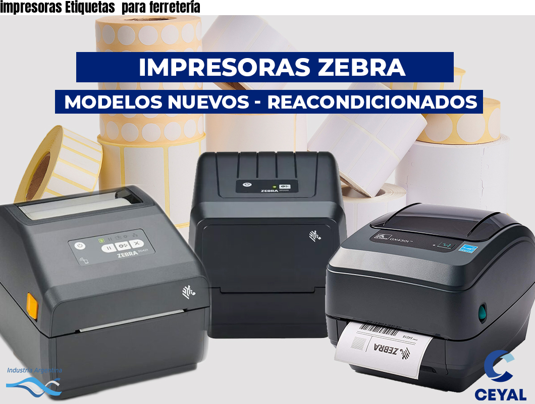 impresoras Etiquetas para ferretería
