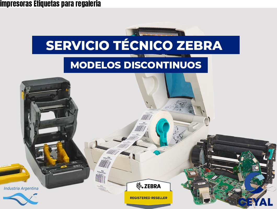 impresoras Etiquetas para regaleria