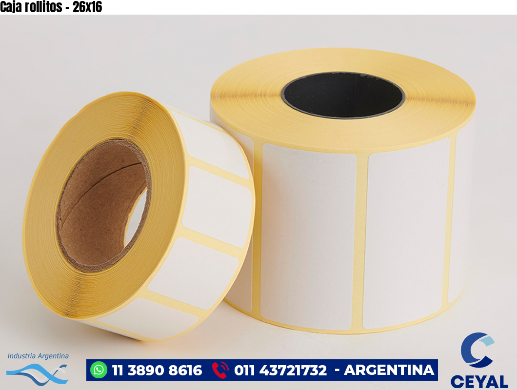 Caja rollitos - 26x16