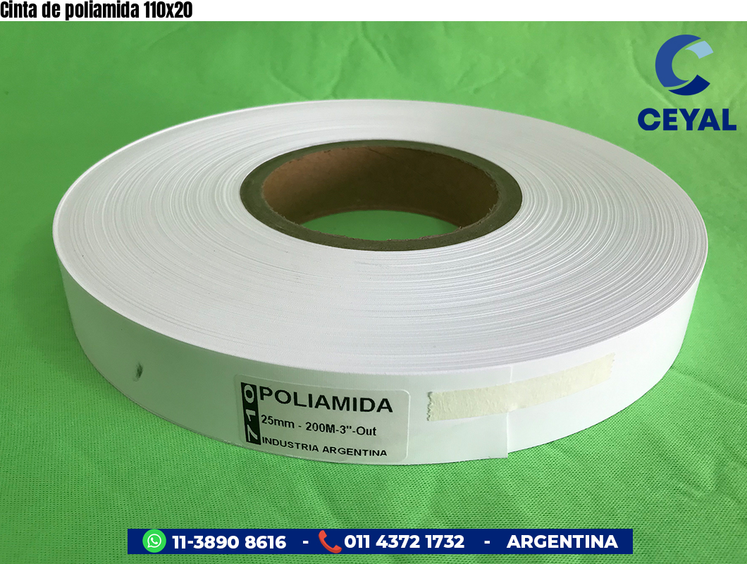 Cinta de poliamida 110×20
