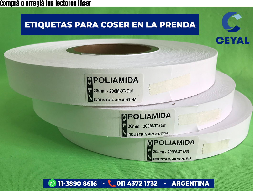 Comprá o arreglá tus lectores láser