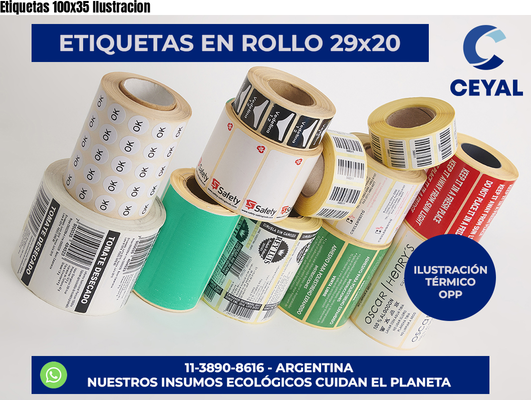 Etiquetas 100×35 Ilustracion