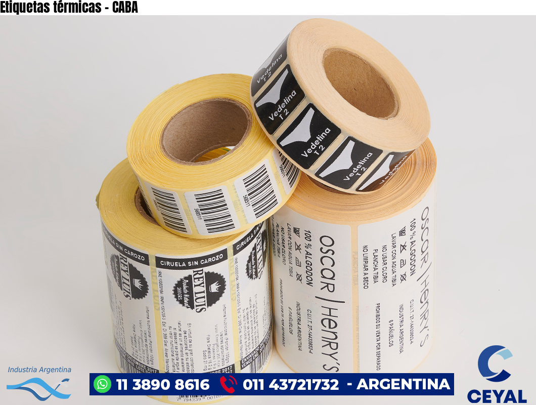 Etiquetas térmicas – CABA