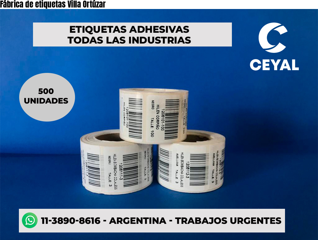 Fábrica de etiquetas Villa Ortúzar