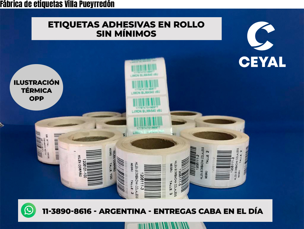 Fábrica de etiquetas Villa Pueyrredón