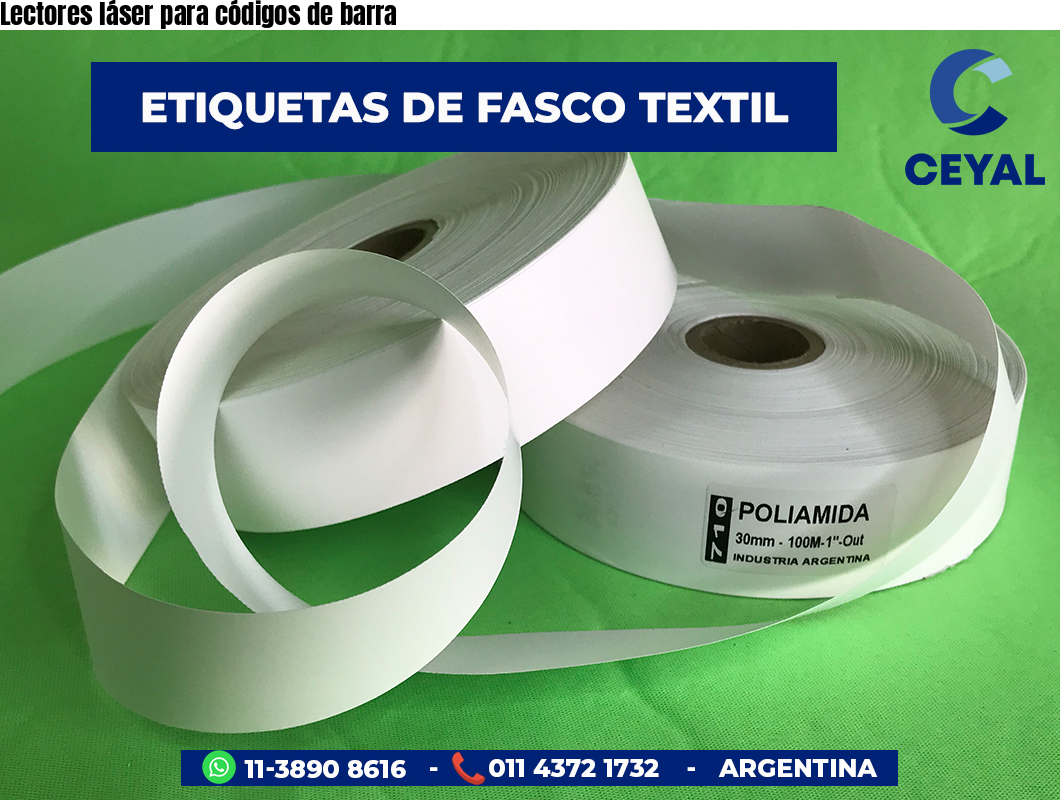 Lectores láser para códigos de barra