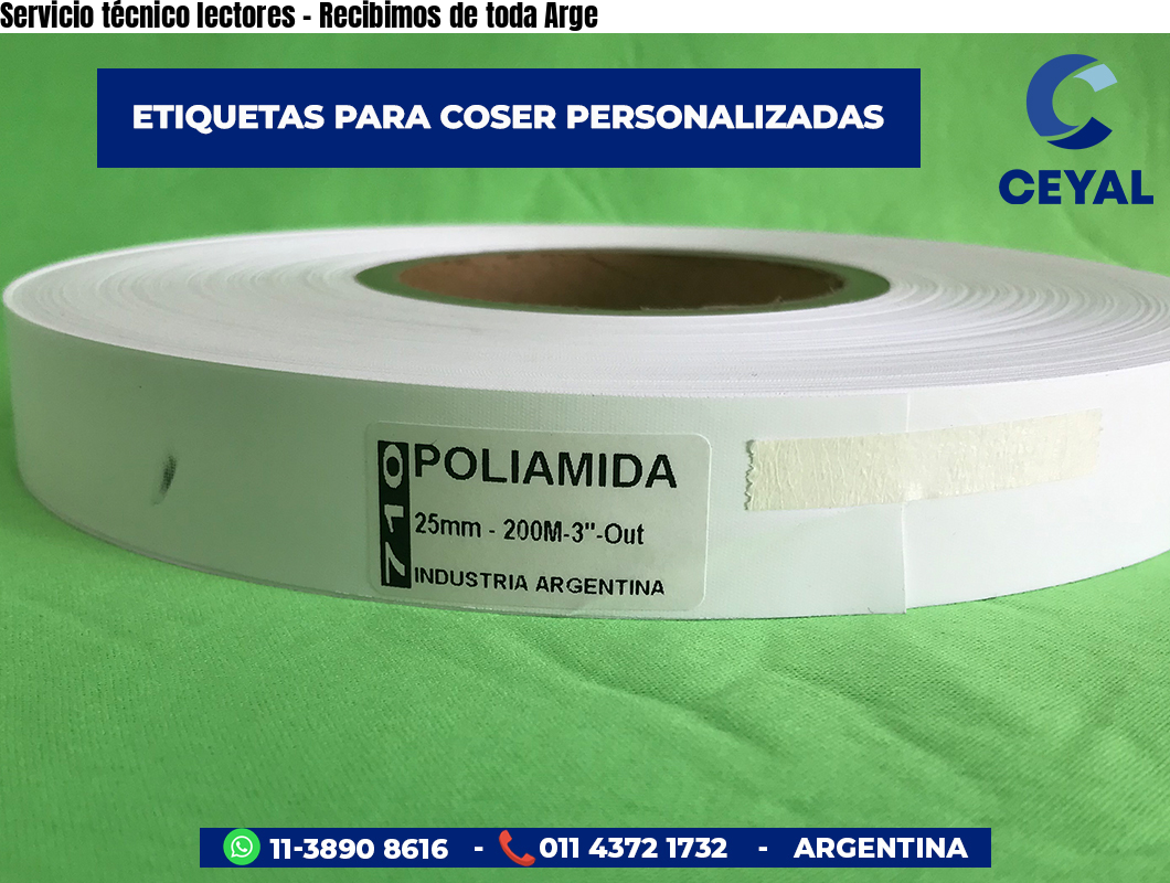 Servicio técnico lectores - Recibimos de toda Arge