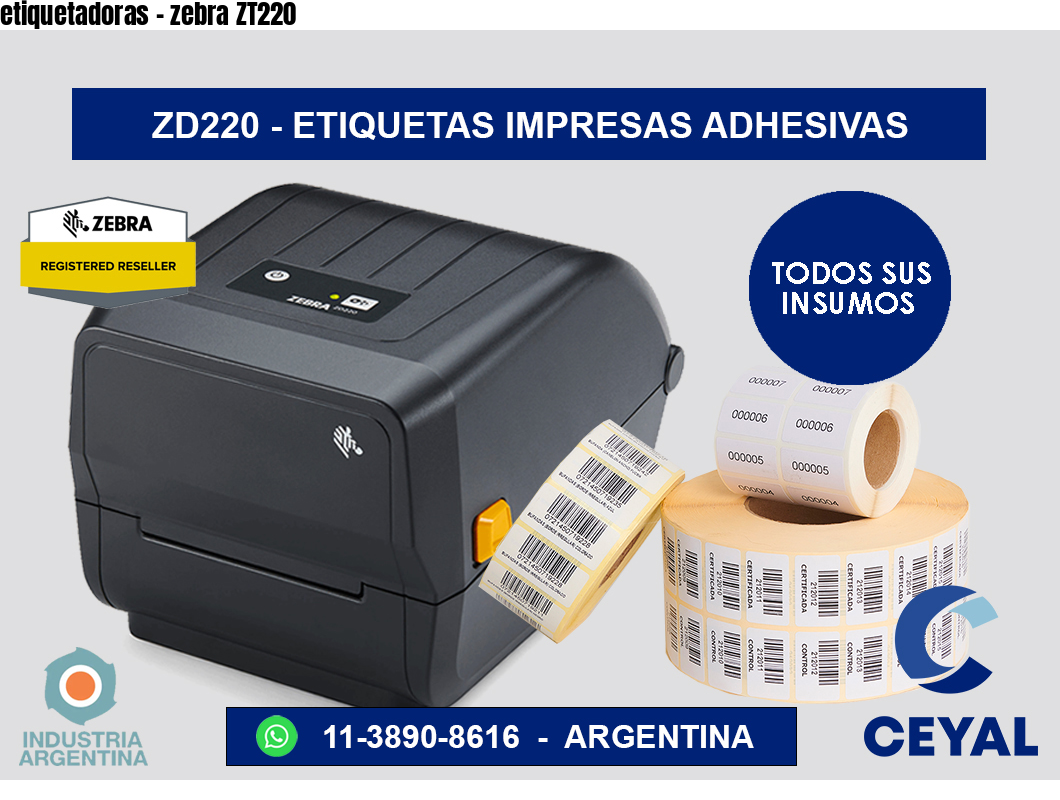 etiquetadoras – zebra ZT220