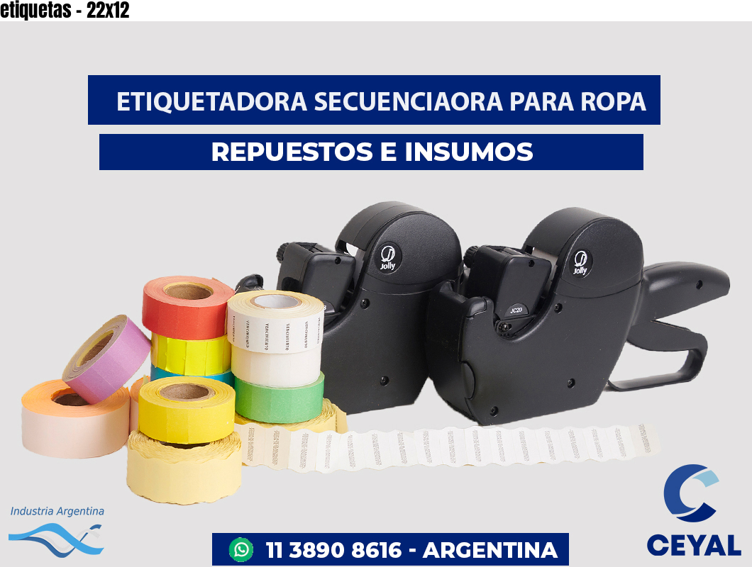 etiquetas - 22x12
