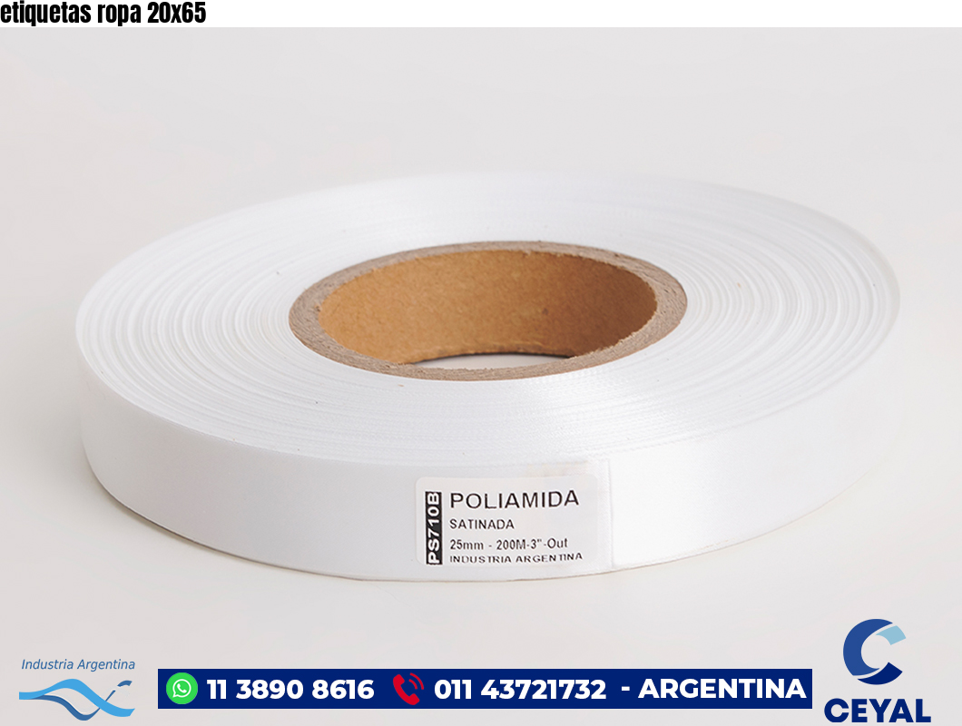 etiquetas ropa 20×65