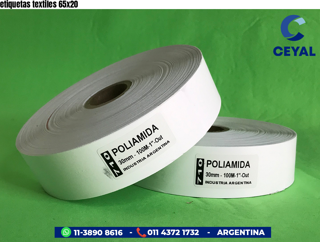 etiquetas textiles 65×20