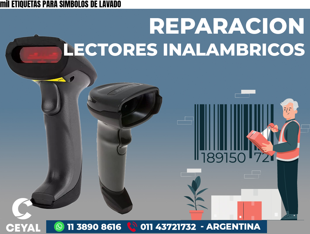 mil ETIQUETAS PARA SIMBOLOS DE LAVADO