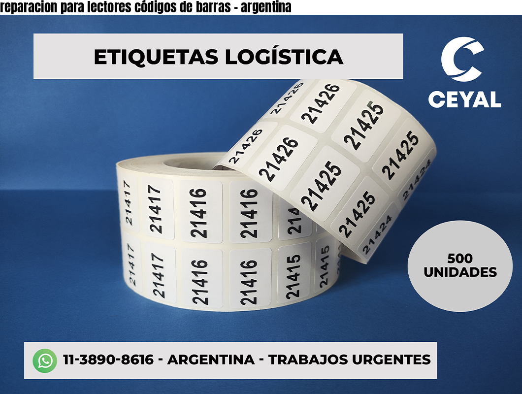reparacion para lectores códigos de barras - argentina