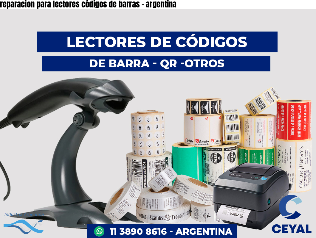 reparacion para lectores códigos de barras - argentina
